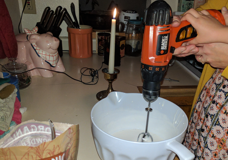 Illustration for article titled How to make whipped cream when the power goes out